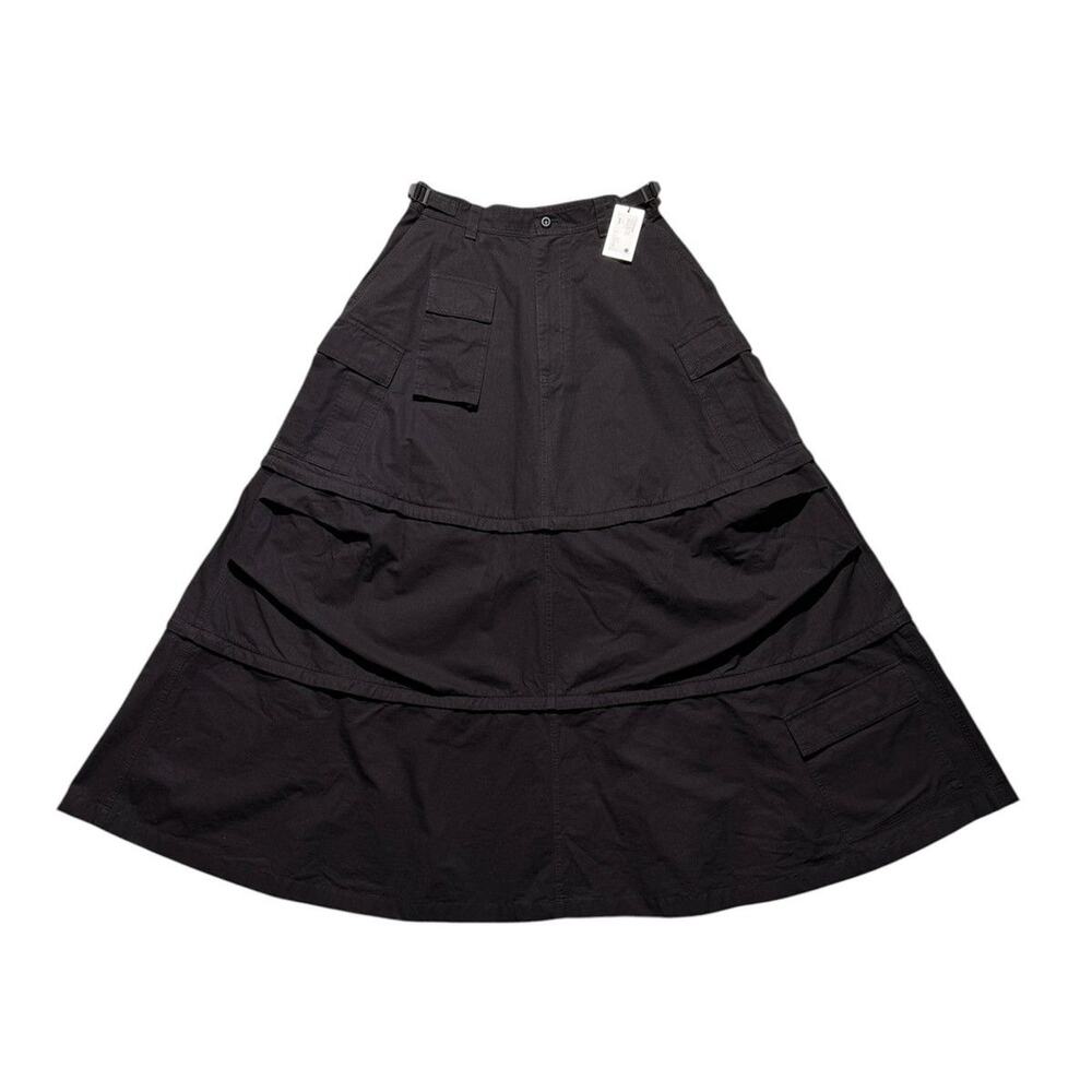 3-in-1 ripstop cargo maxi skirt